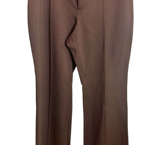 INC Size 16 Stylist Elegnt Brown Wide Leg Dress Trousers Pants - Picture 6 of 7